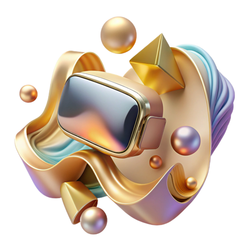 dramatic traditional Abstract Vr Data Stream Isolated for Tech Presentations professional png
