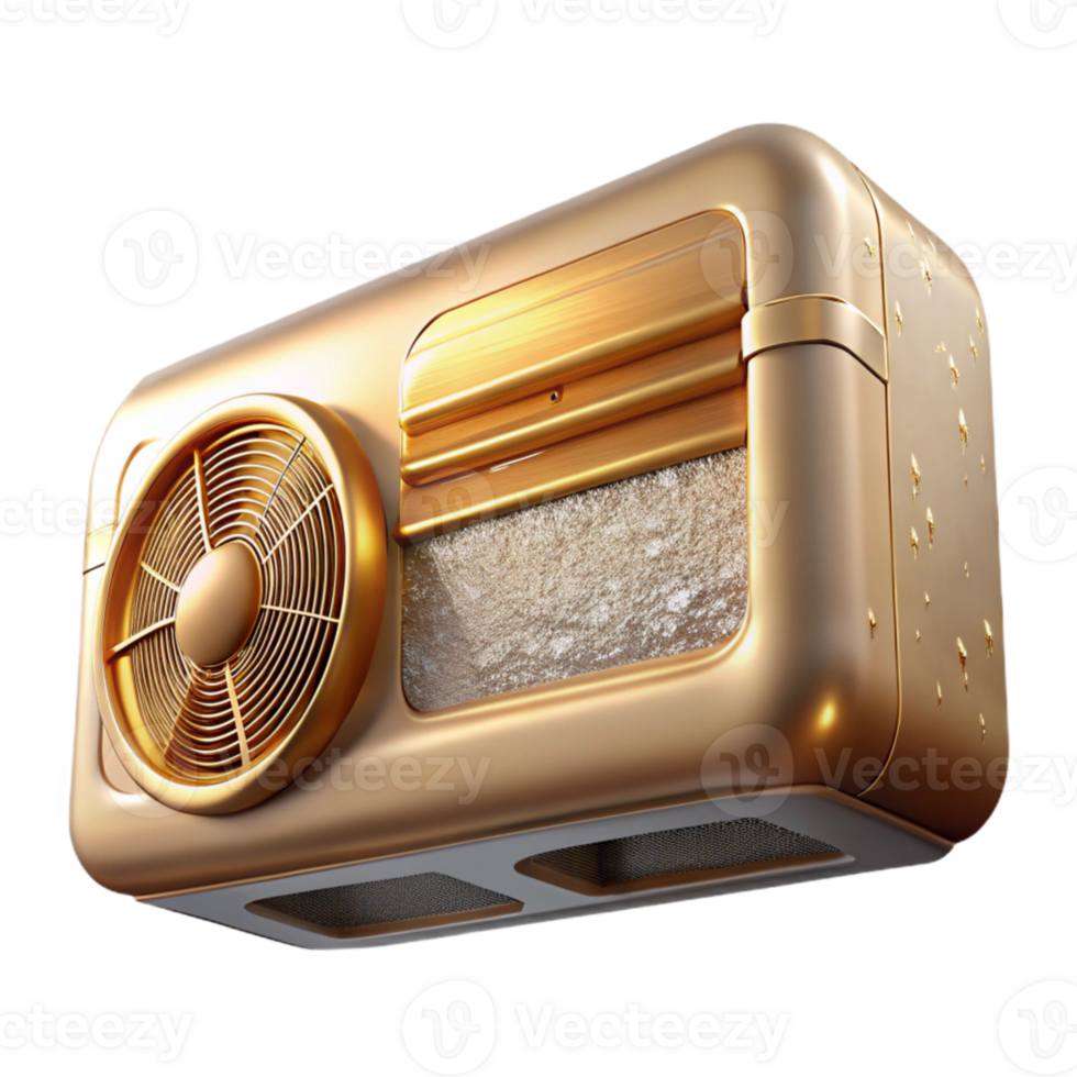 impressive modern Air Conditioner Cooling System Climate Control Isolated for Hvac Industry exclusive png