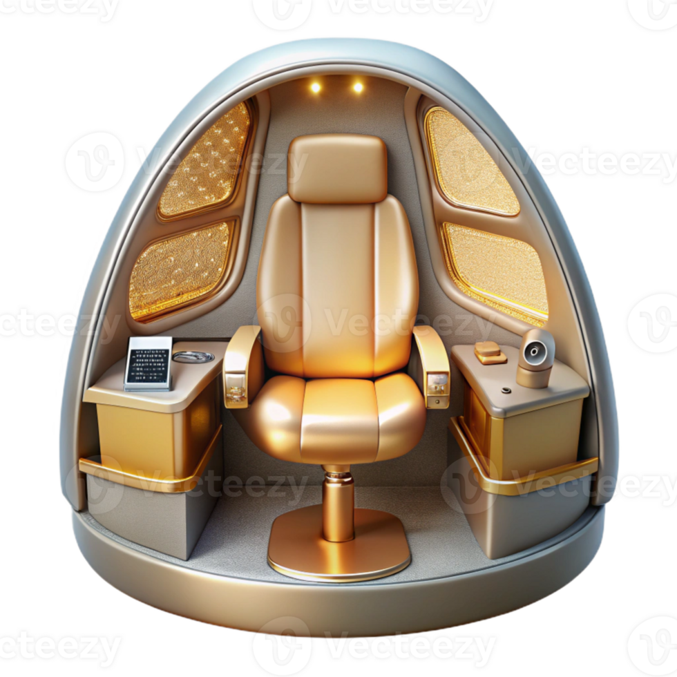 impressive abstract Airplane Cockpit Interior Transparent for Flight Simulation genuine png