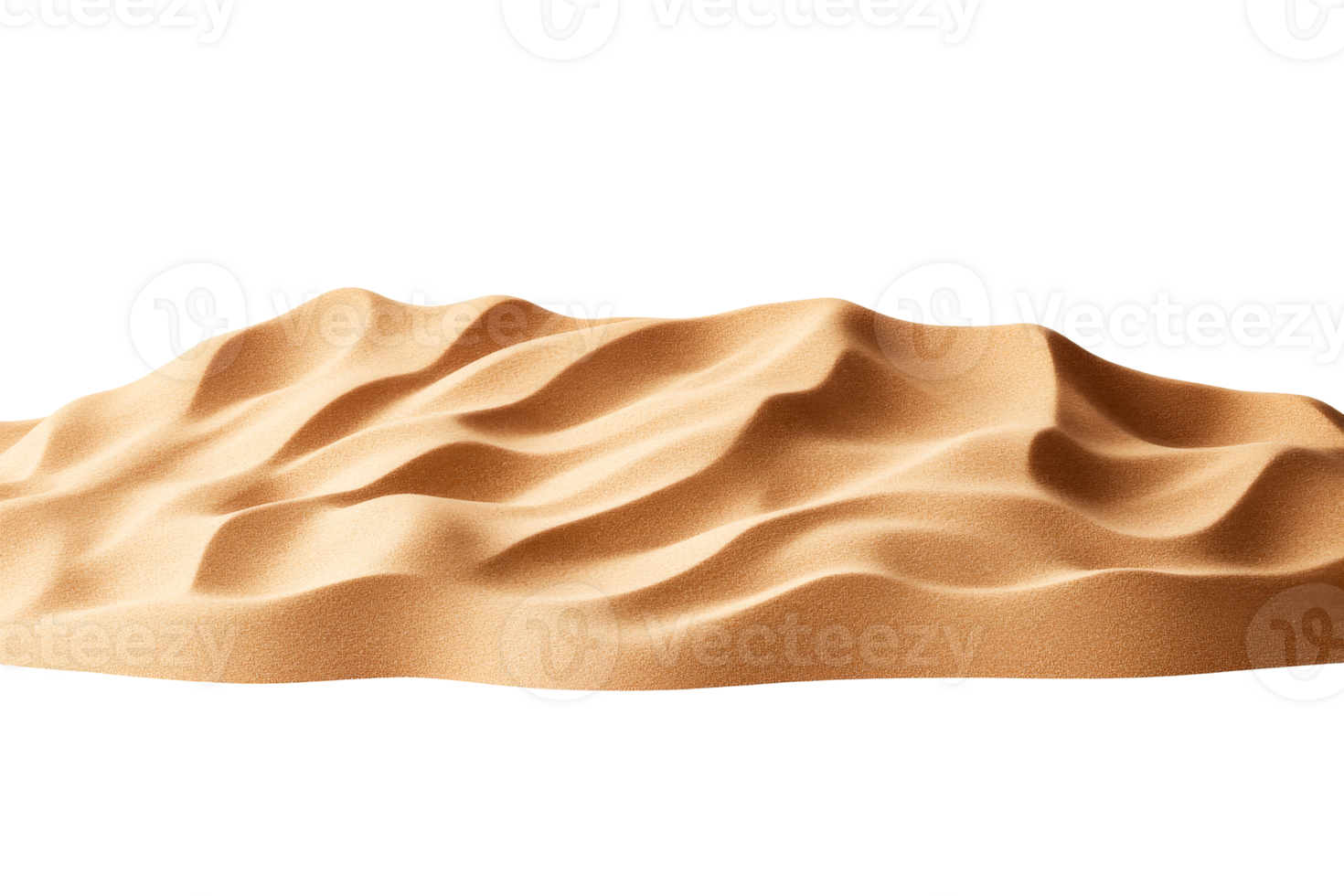Smooth sand texture with gentle ripples on surface png