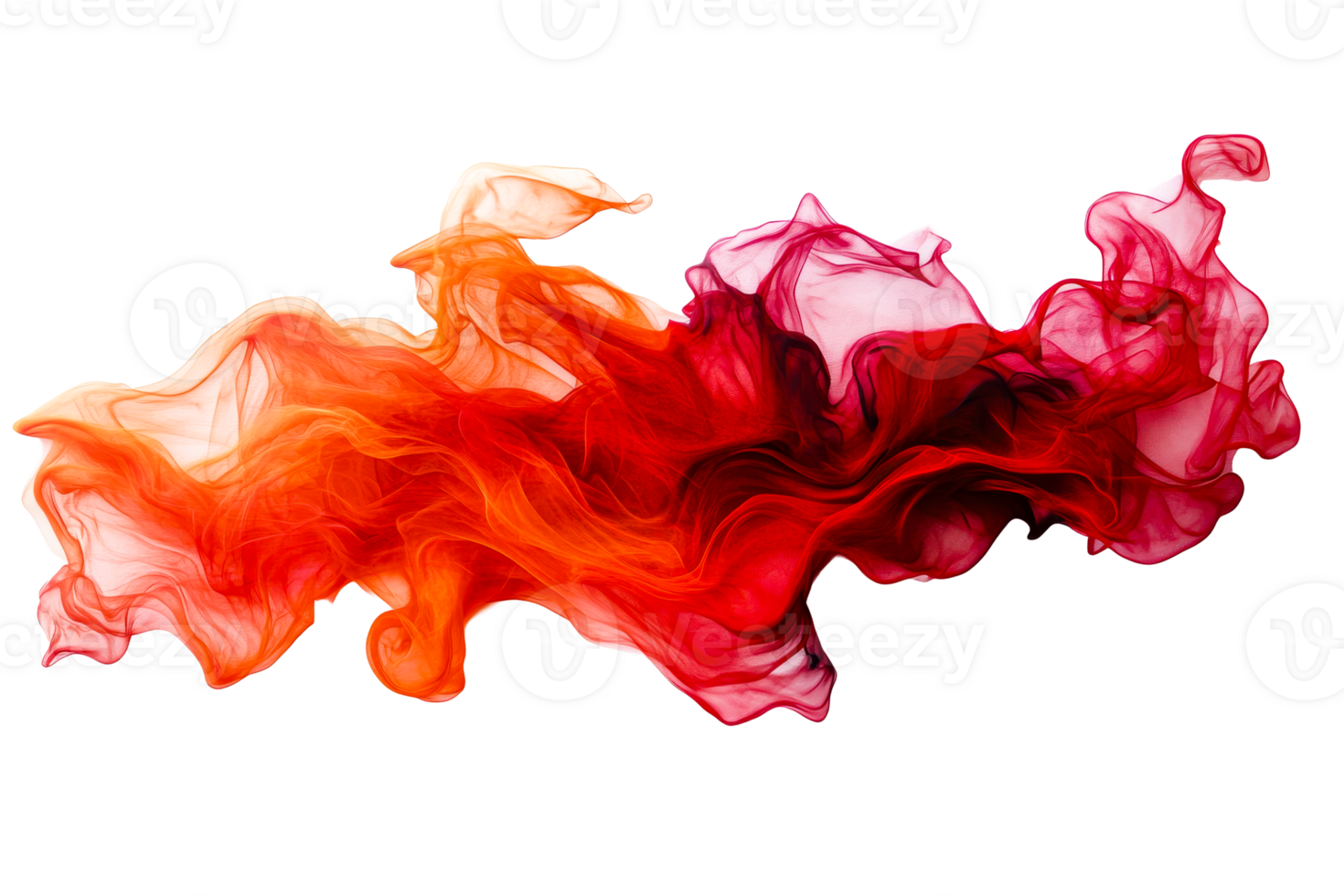 Colorful abstract swirl with soft flowing shapes png