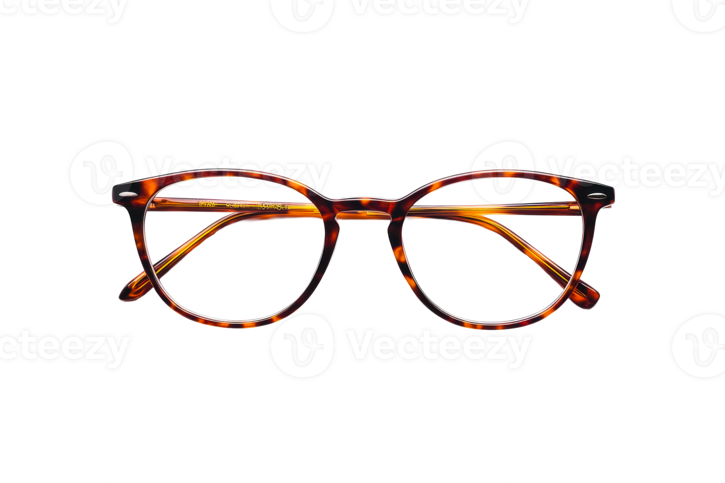 Tortoiseshell glasses, clear background png