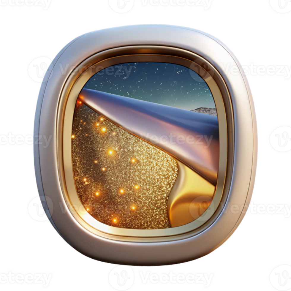 stunning rustic Airplane Window View Transparent for Travel Inspiration authentic png