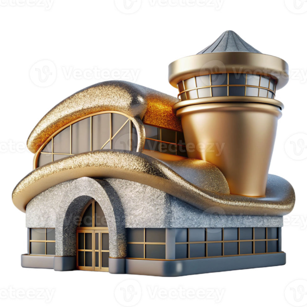 wonderful artistic Airport Terminal Building Cutout for Architectural Plans exclusive png