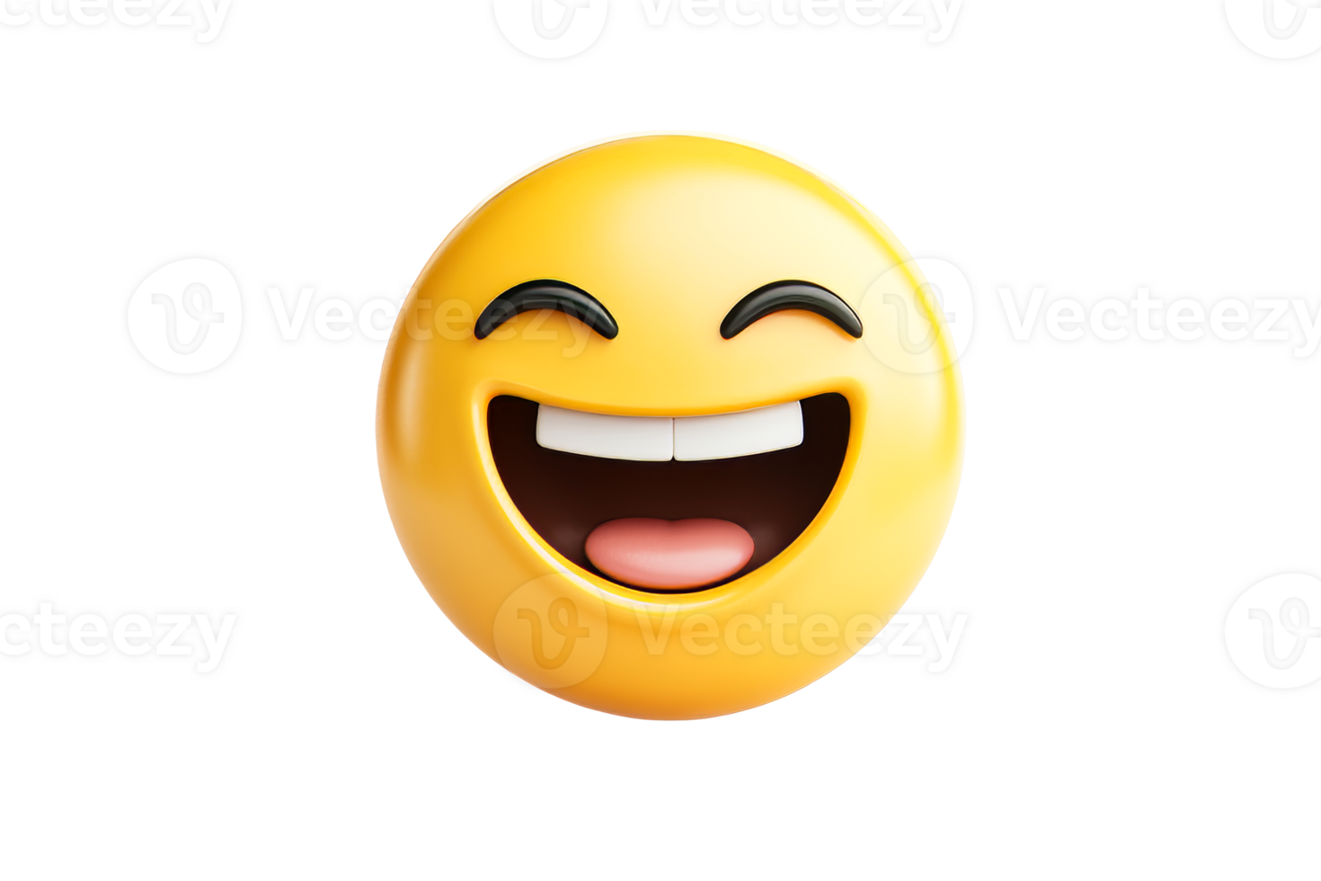 Smiley face design, transparent bg png