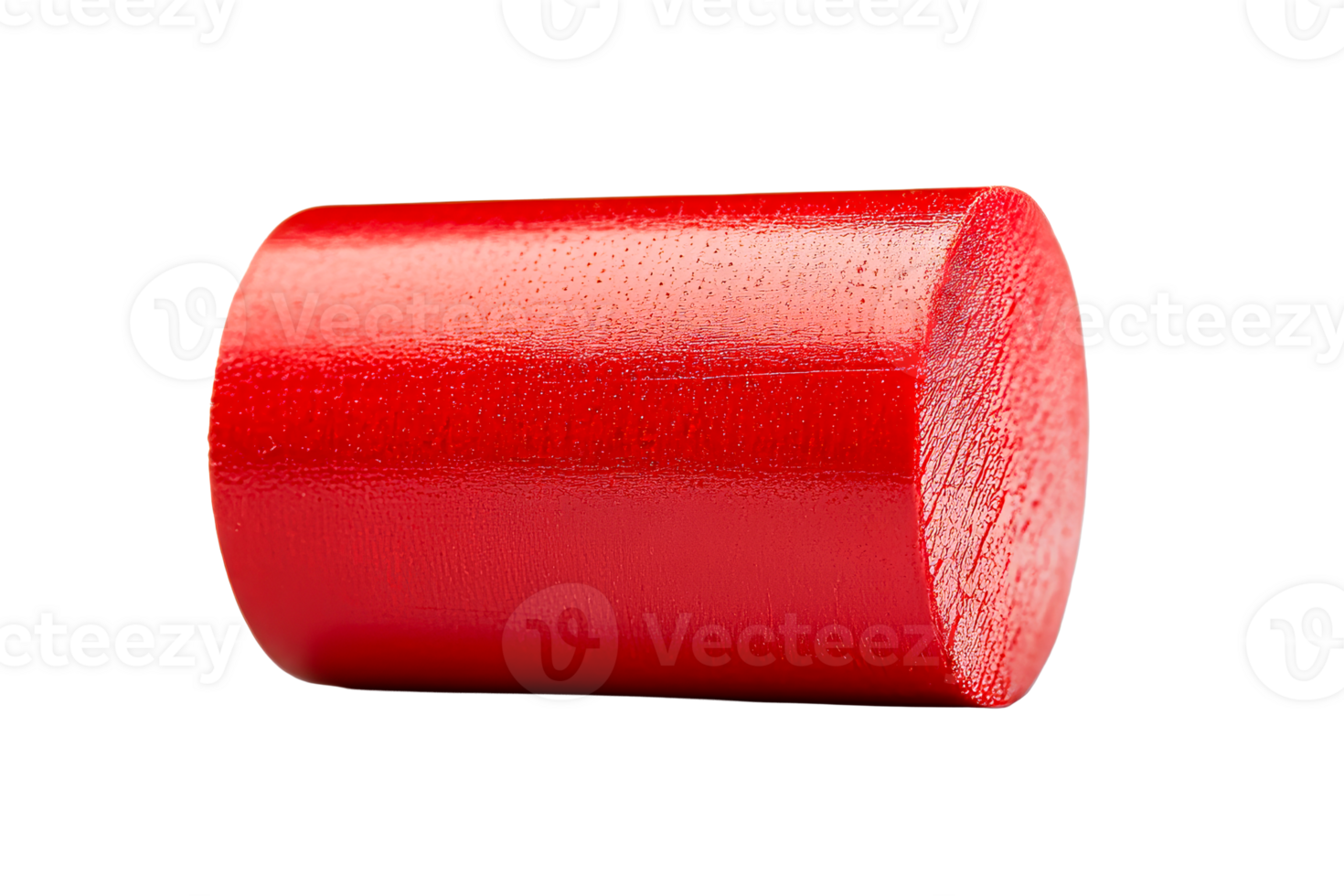 Red cylindrical object with a smooth surface png