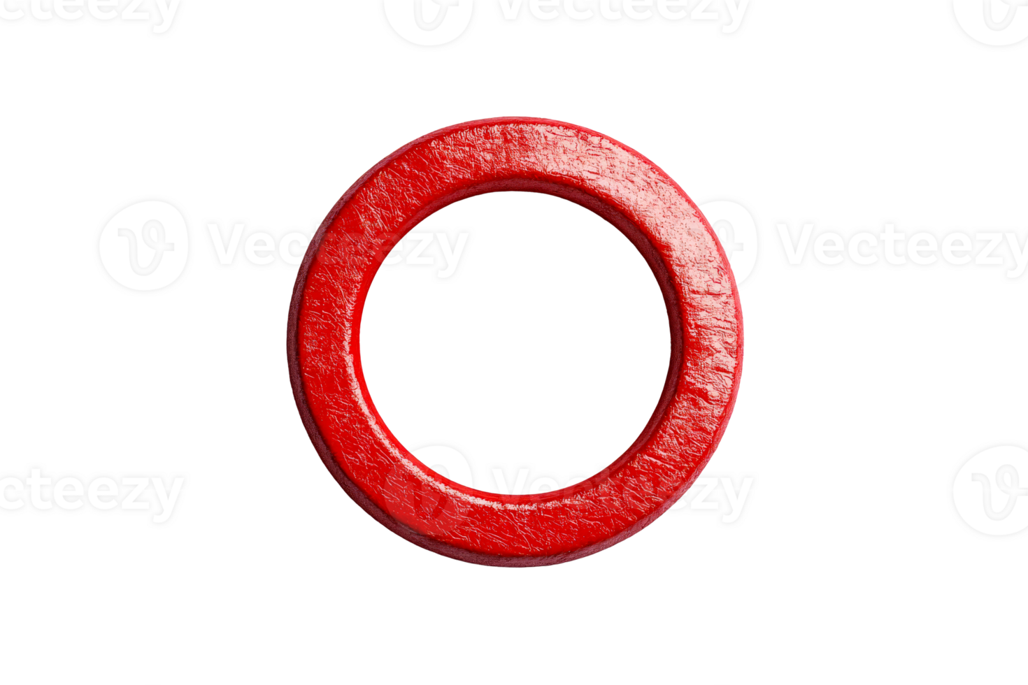 Red round object, smooth and transparent png