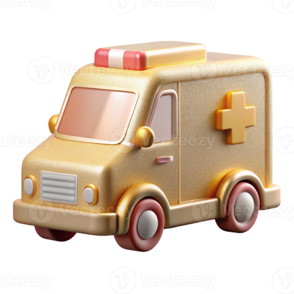 magnificent abstract Ambulance Icon Emergency Vehicle Isolated for Medical Transport professional png