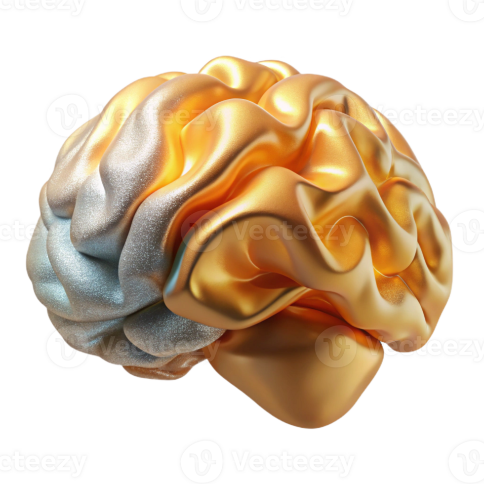 wonderful classic Anatomical Brain Illustration Cutout for Neuroscience Projects png