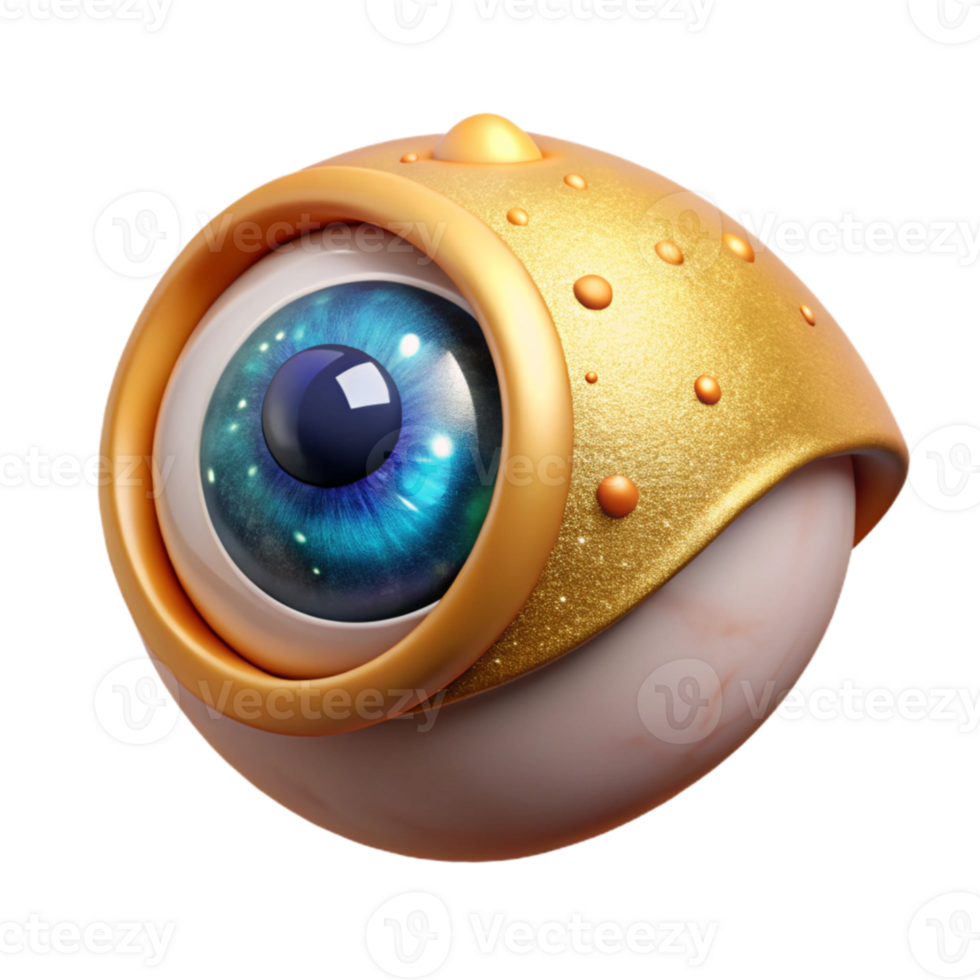 impressive minimalist Anatomical Eye Illustration Cutout for Ophthalmology Resources genuine png