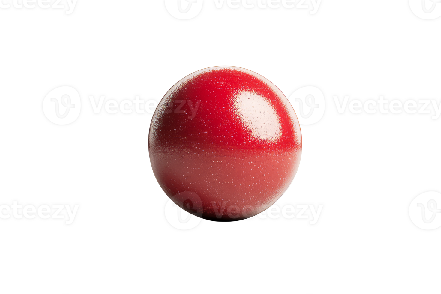 Red spherical object with a glossy finish png