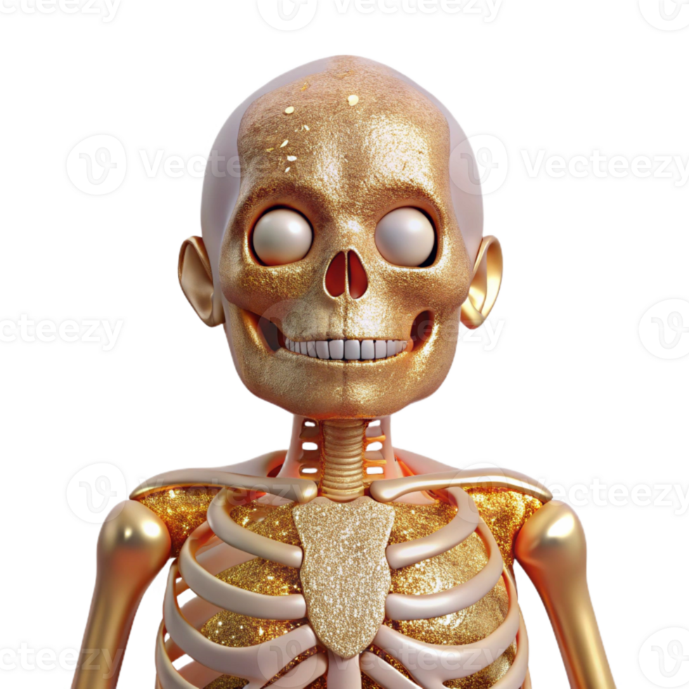 impressive traditional Anatomy Skeleton Human Body Isolated Cutout for Medical Study png