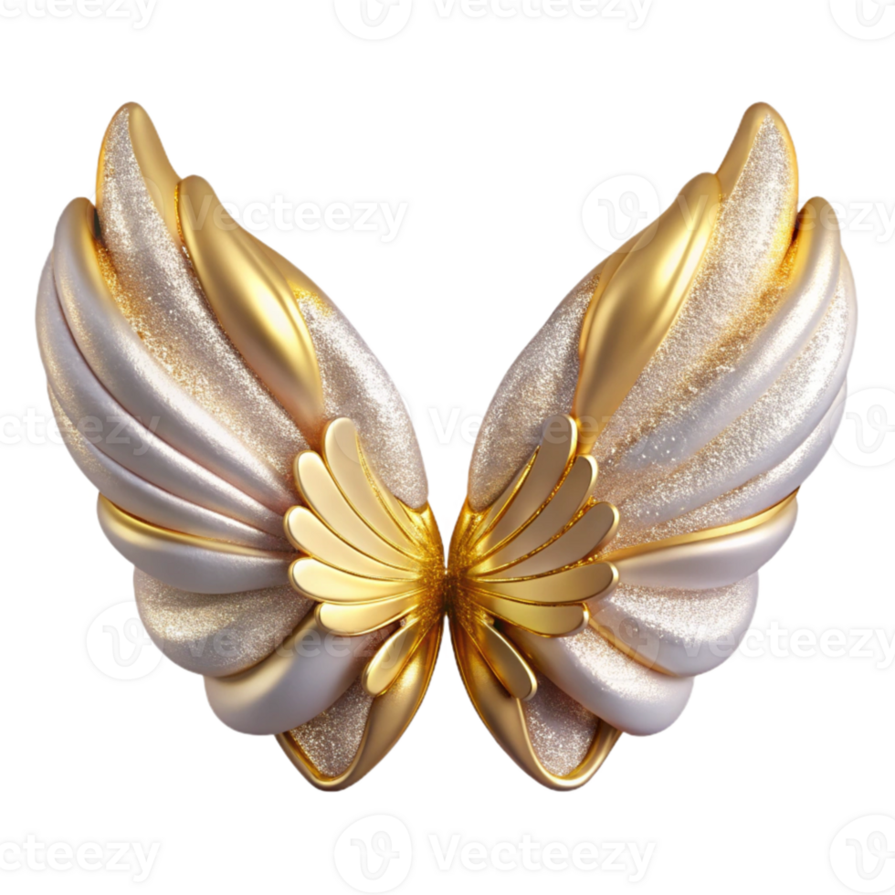 dramatic rustic Angel Wings Festive Decoration Cutout png