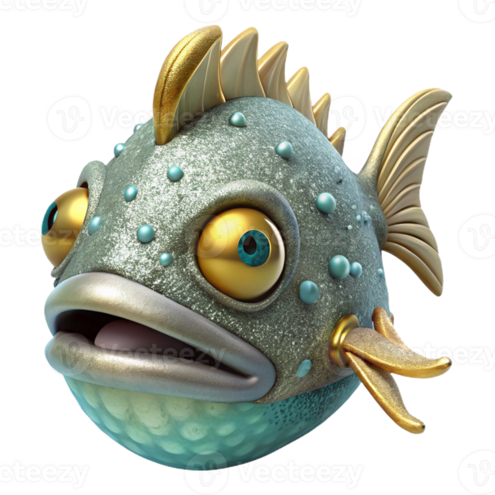 extraordinary classic Anglerfish Isolated Cutout for Deep Sea Creatures authentic png