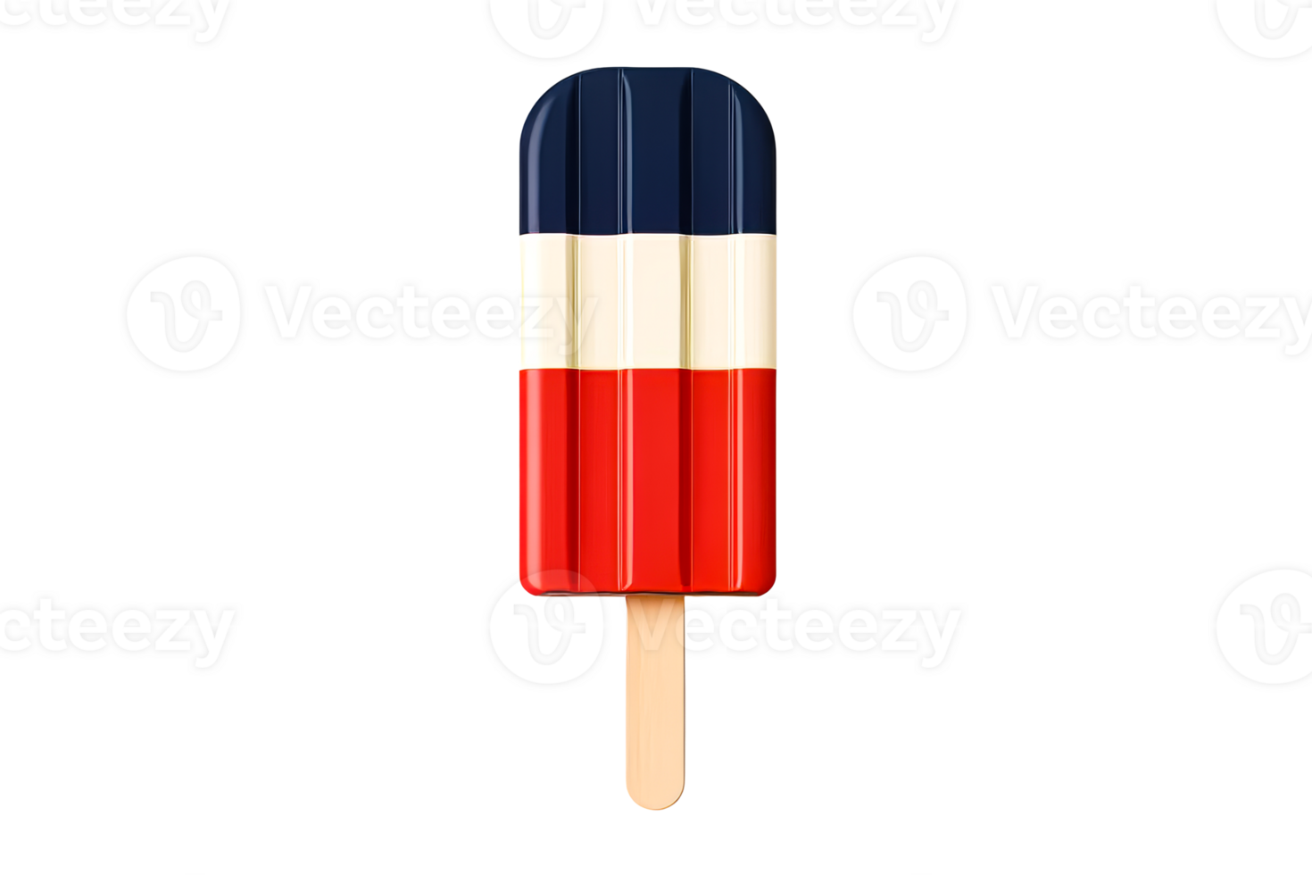 Colorful popsicle on a transparent background png