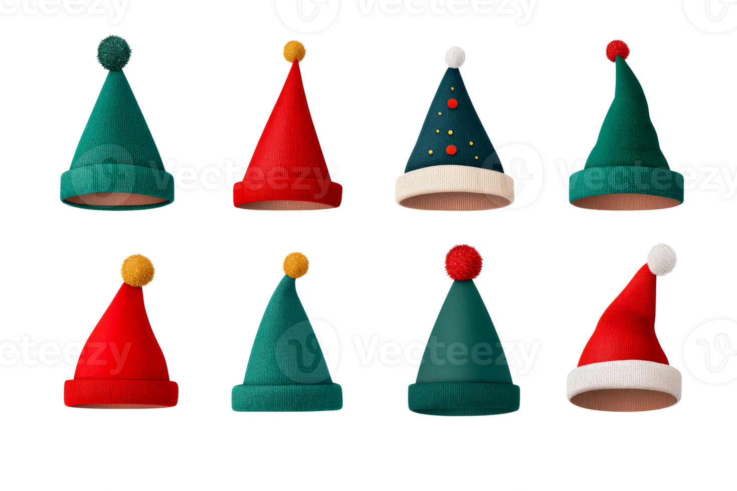 Various festive hats for holiday celebrations png
