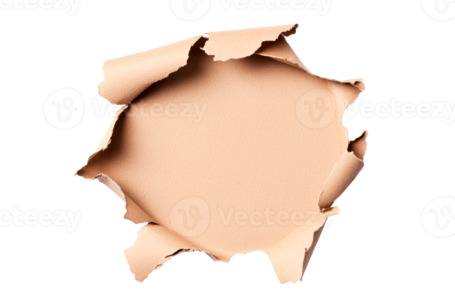Torn paper on transparent background png