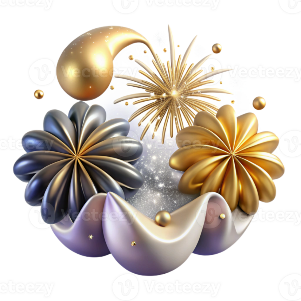 elegant minimalist Anniversary Fireworks Display Night Sky Transparent high resolution png