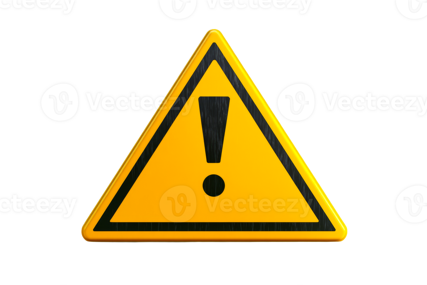 Caution sign warning of potential hazards png