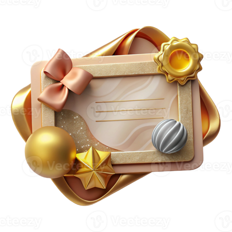 elegant creative Anniversary Gift Certificate Template Transparent for Marketing high resolution png
