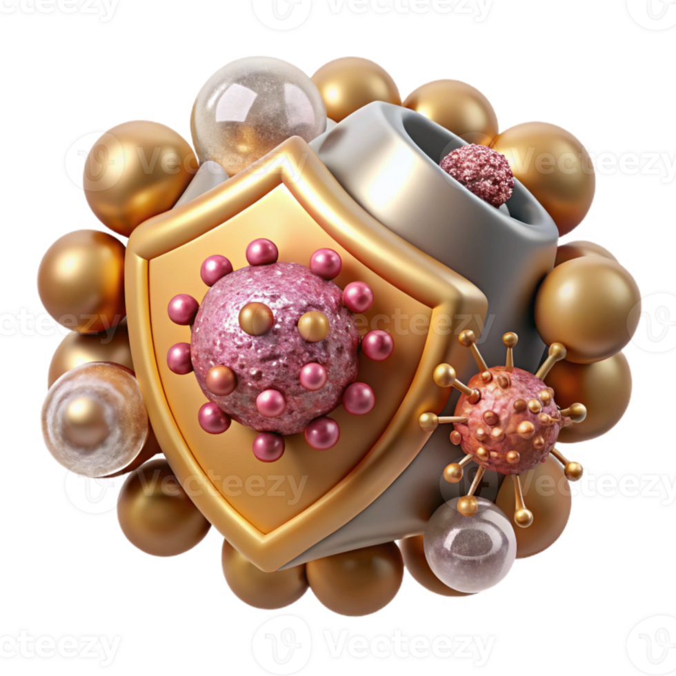 wonderful traditional Antibody Immune System Protection Transparent Biology Graphic premium png