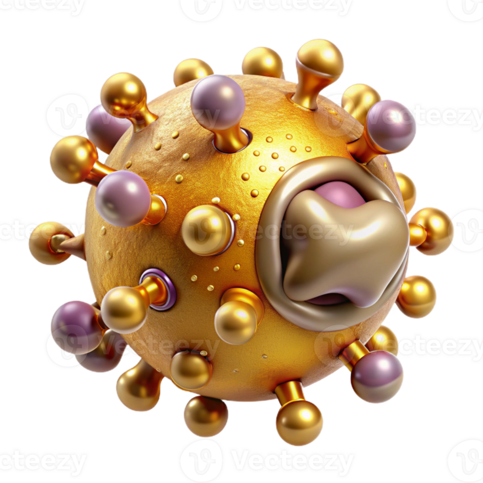 impressive rustic Antigen Immune Response Trigger Isolated Medical Science detailed png