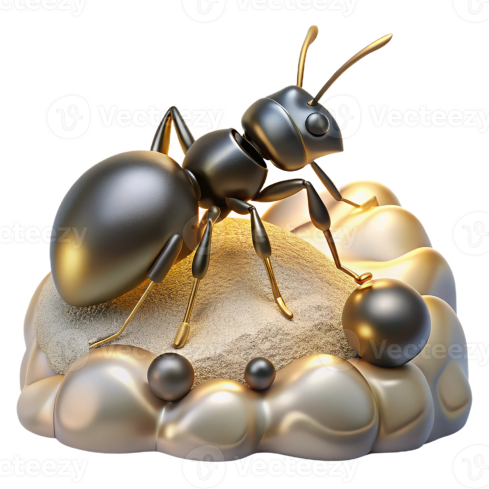 stunning modern Ant Silhouette Colony Insect Transparent for Science Projects premium png