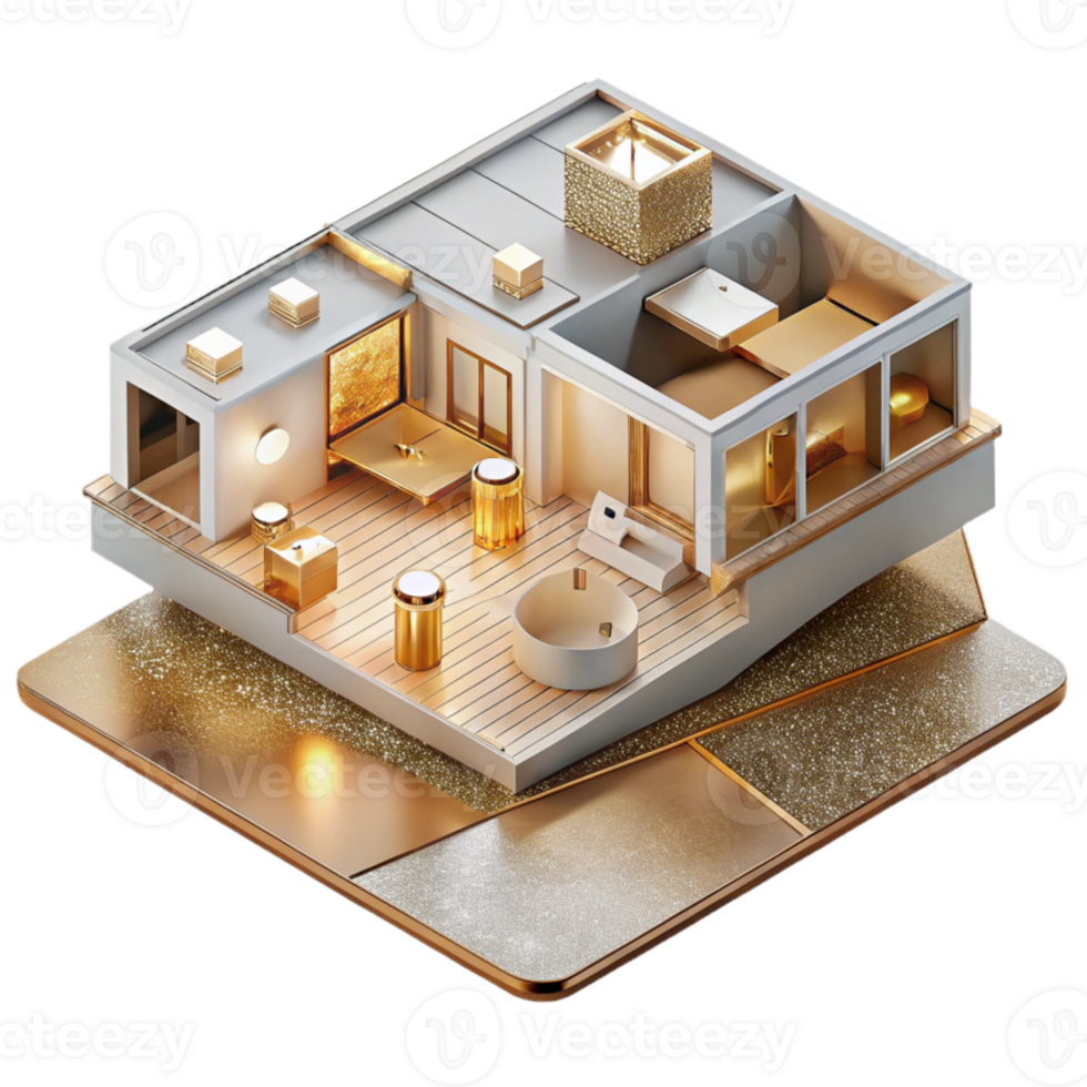 wonderful artistic Architectural Plan House Design Transparent Floorplan detailed png