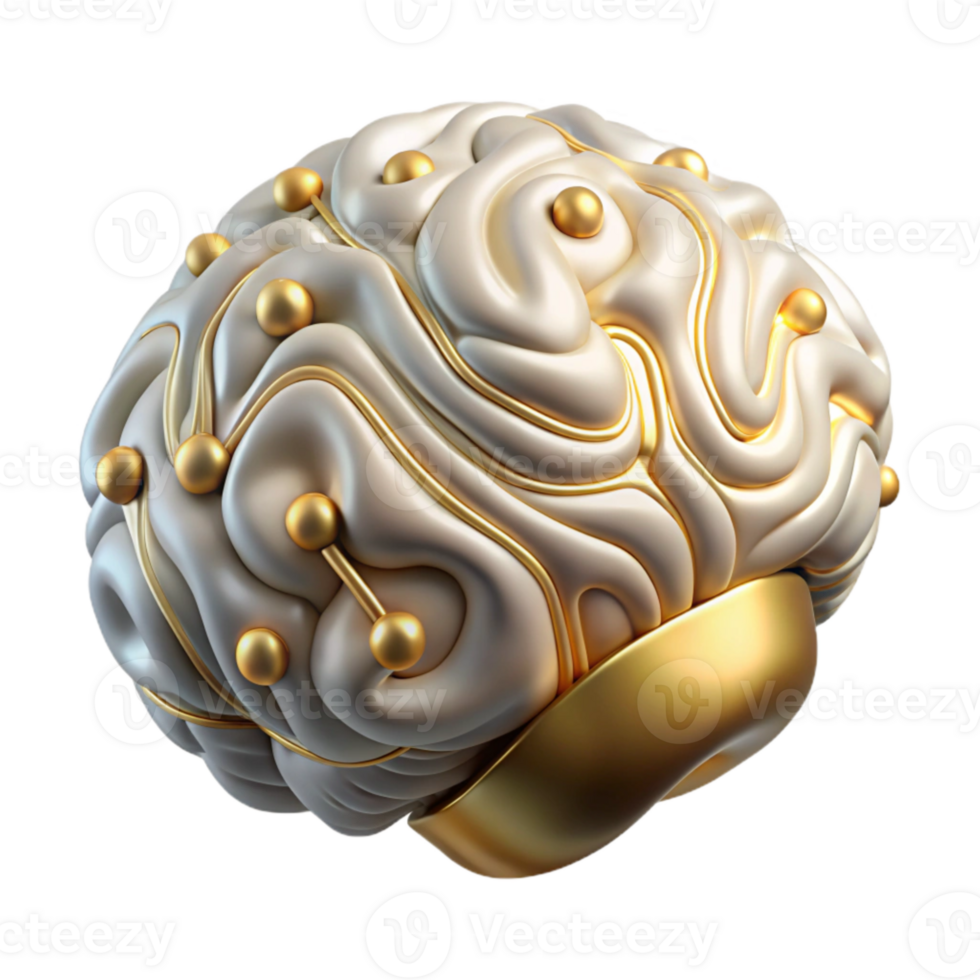 stunning traditional Artificial Intelligence Brain Circuit Isolated for Future Tech high resolution png