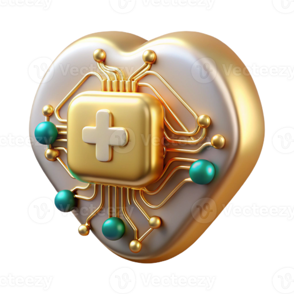 magnificent creative Artificial Intelligence in Healthcare Isolated for Ai Medical Applications detailed png