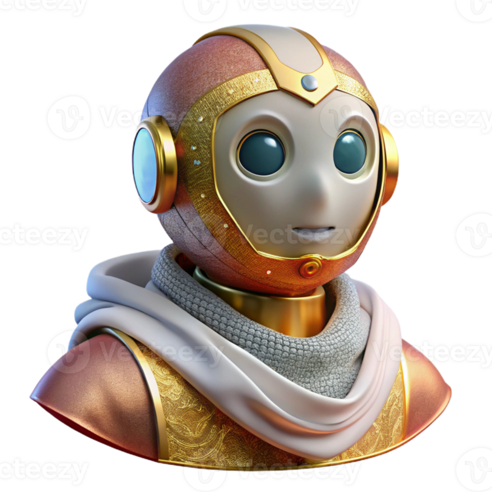 impressive rustic Artificial Intelligence Robot Head Transparent for Robotics authentic png