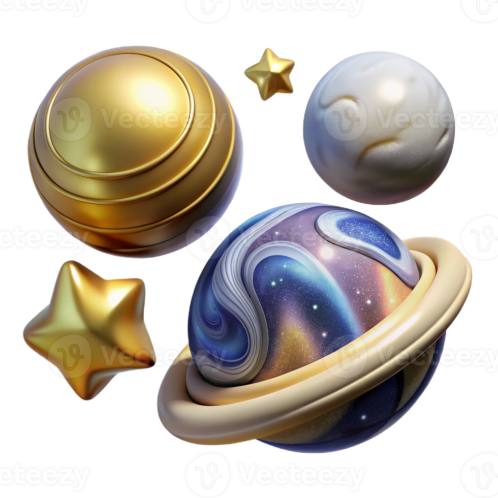 extraordinary traditional Astronomy Illustrations Set Isolated for Space Exploration high resolution png