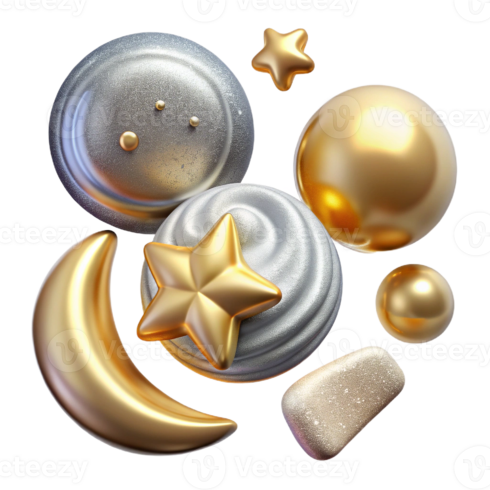 wonderful classic Astronomy Symbols Set Isolated for Space Exploration authentic png