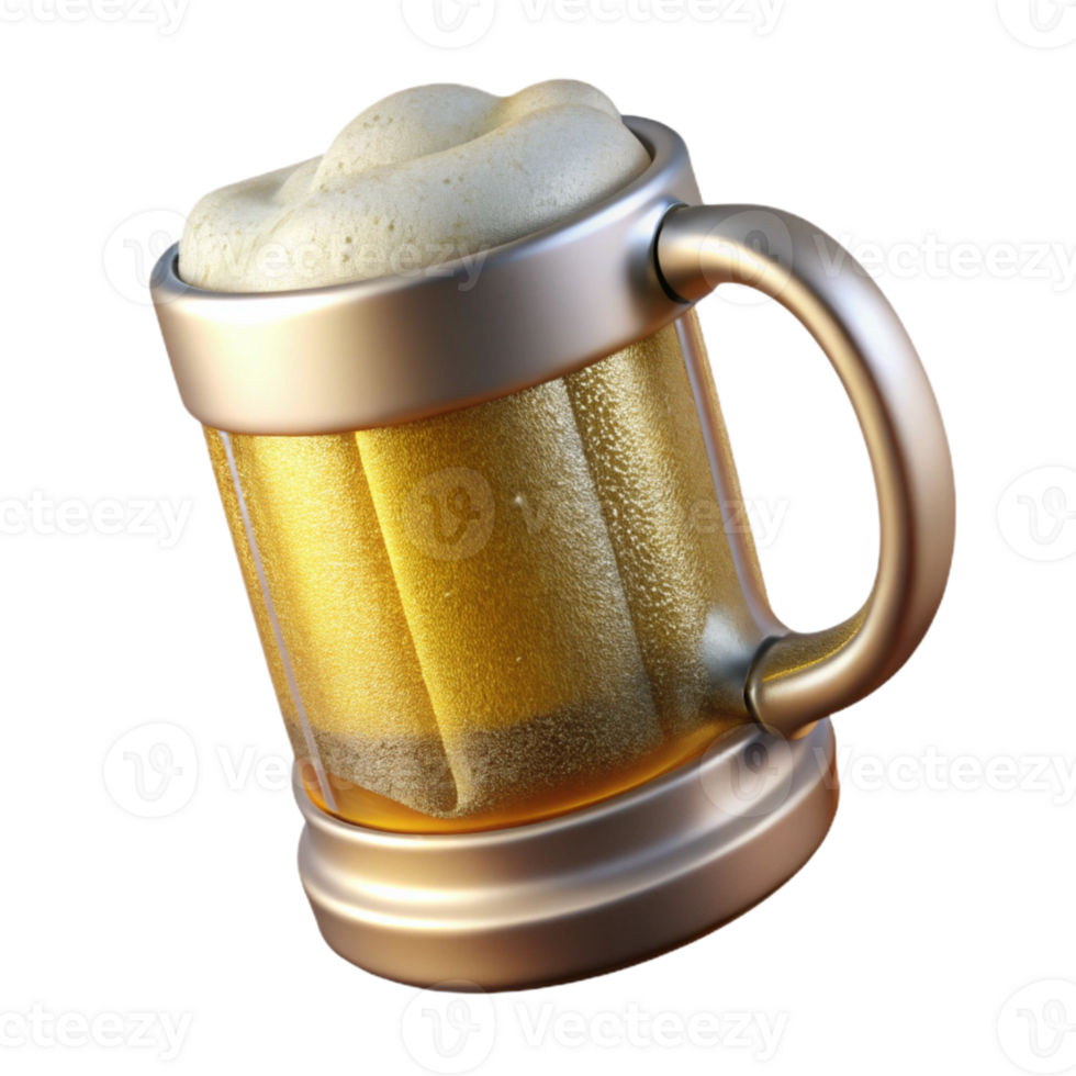 wonderful traditional Beer Mug Glass with Handle Transparent for Brewery Promotions professional png