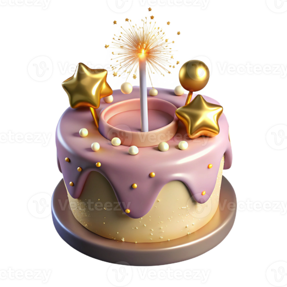 wonderful artistic Birthday Cake Topper with Name Cutout for Personalized Cakes premium png
