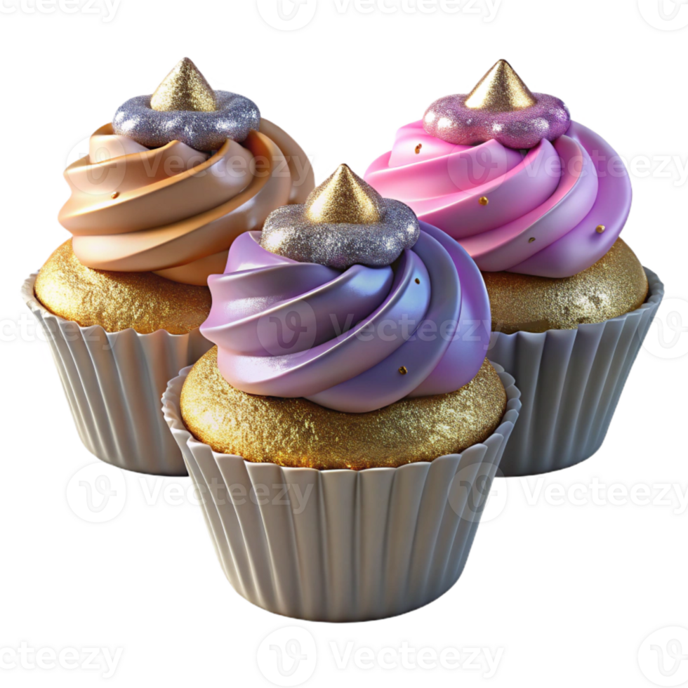 stunning traditional Birthday Cupcakes Variety Pack Isolated original png