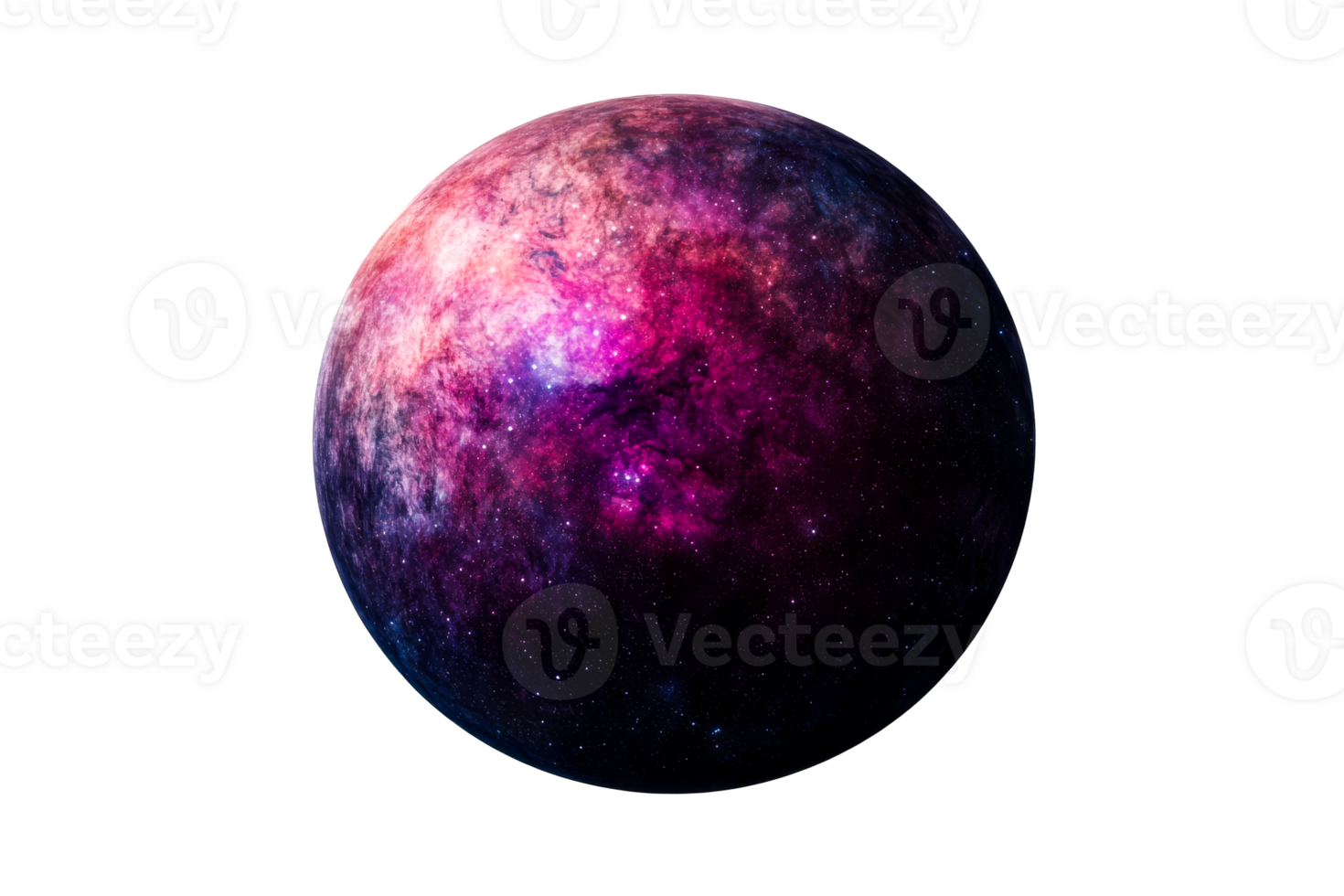 Nebula Planet Globe Colorful Galaxy Universe, cut out transparent png