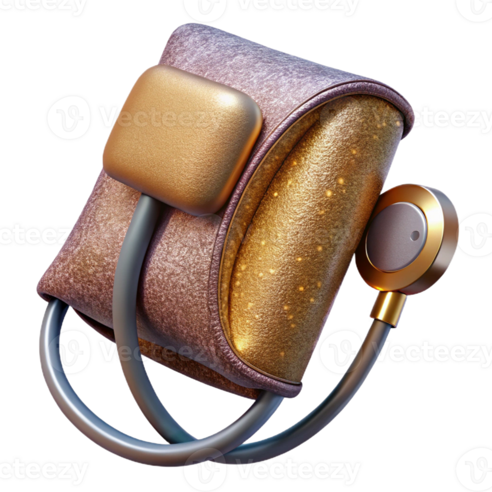 serene creative Blood Pressure Cuff Medical Device Transparent for Health Monitoring exclusive png