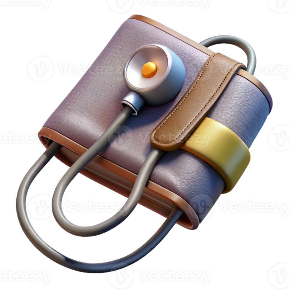 impressive modern Blood Pressure Cuff Medical Device Transparent for Health Monitoring premium png