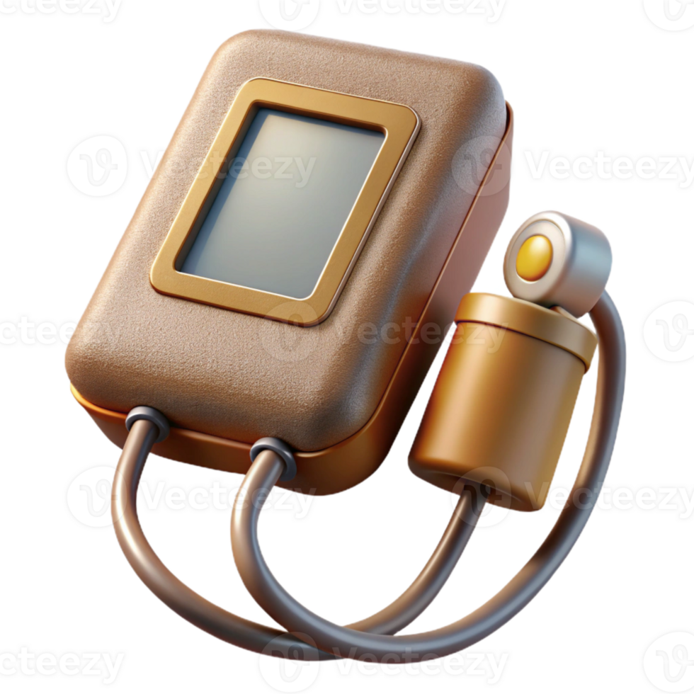 elegant vintage Blood Pressure Monitor Medical Device Isolated for Health Checkups exclusive png