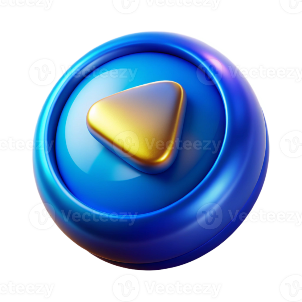 stunning vintage Blue Gradient Call to Action Button Isolated for Mobile Apps high quality png