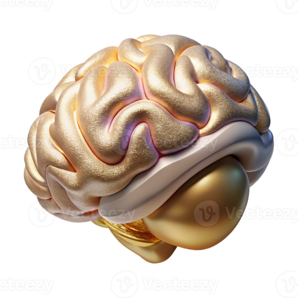 wonderful modern Brain Anatomy Neurology Isolated for Medical Research authentic png