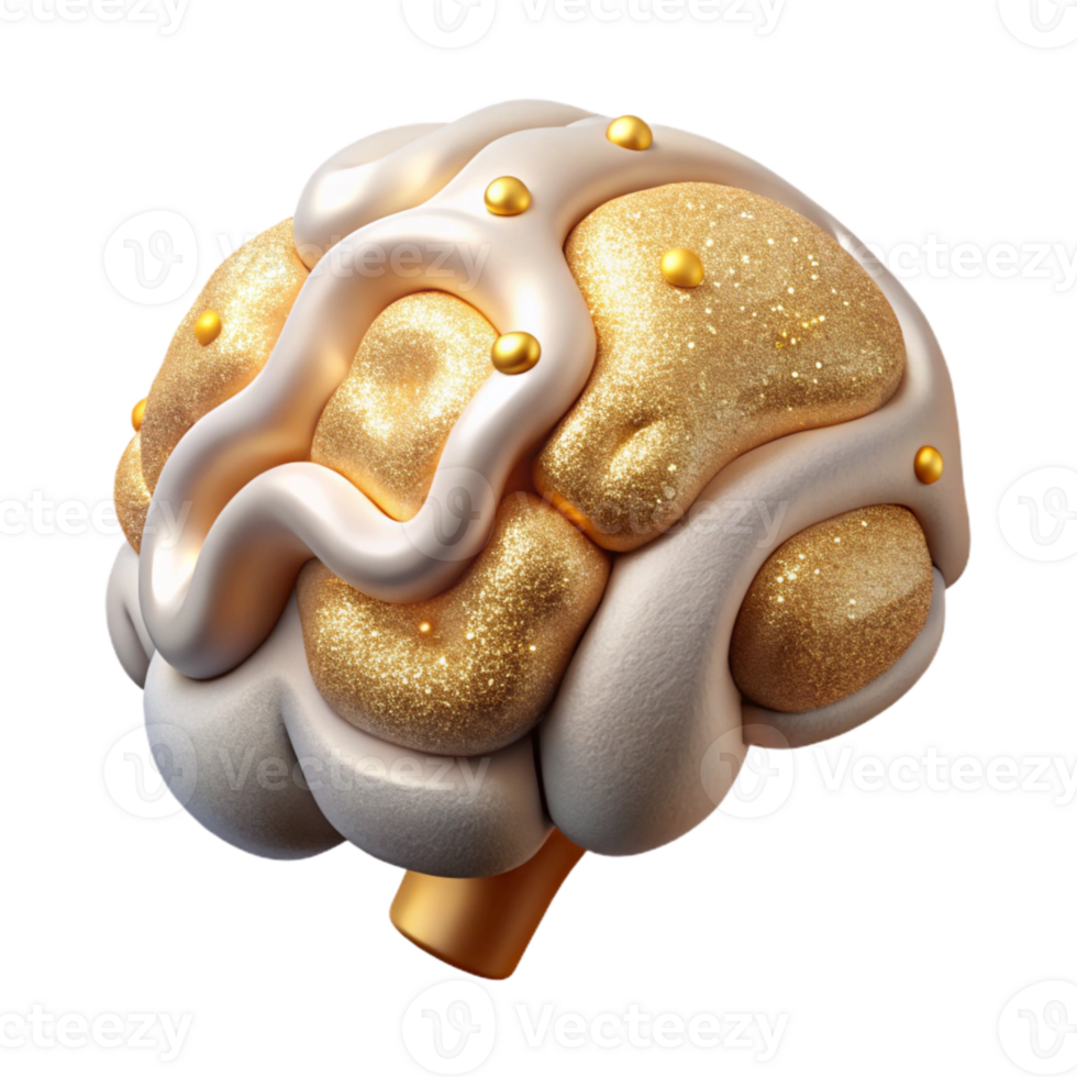 beautiful rustic Brain Neurology Medical Icon Transparent for Neuroscience Projects png