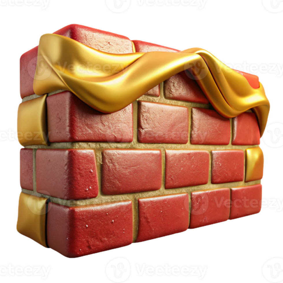 vibrant artistic Brick Wall Texture Red Brick Transparent authentic png