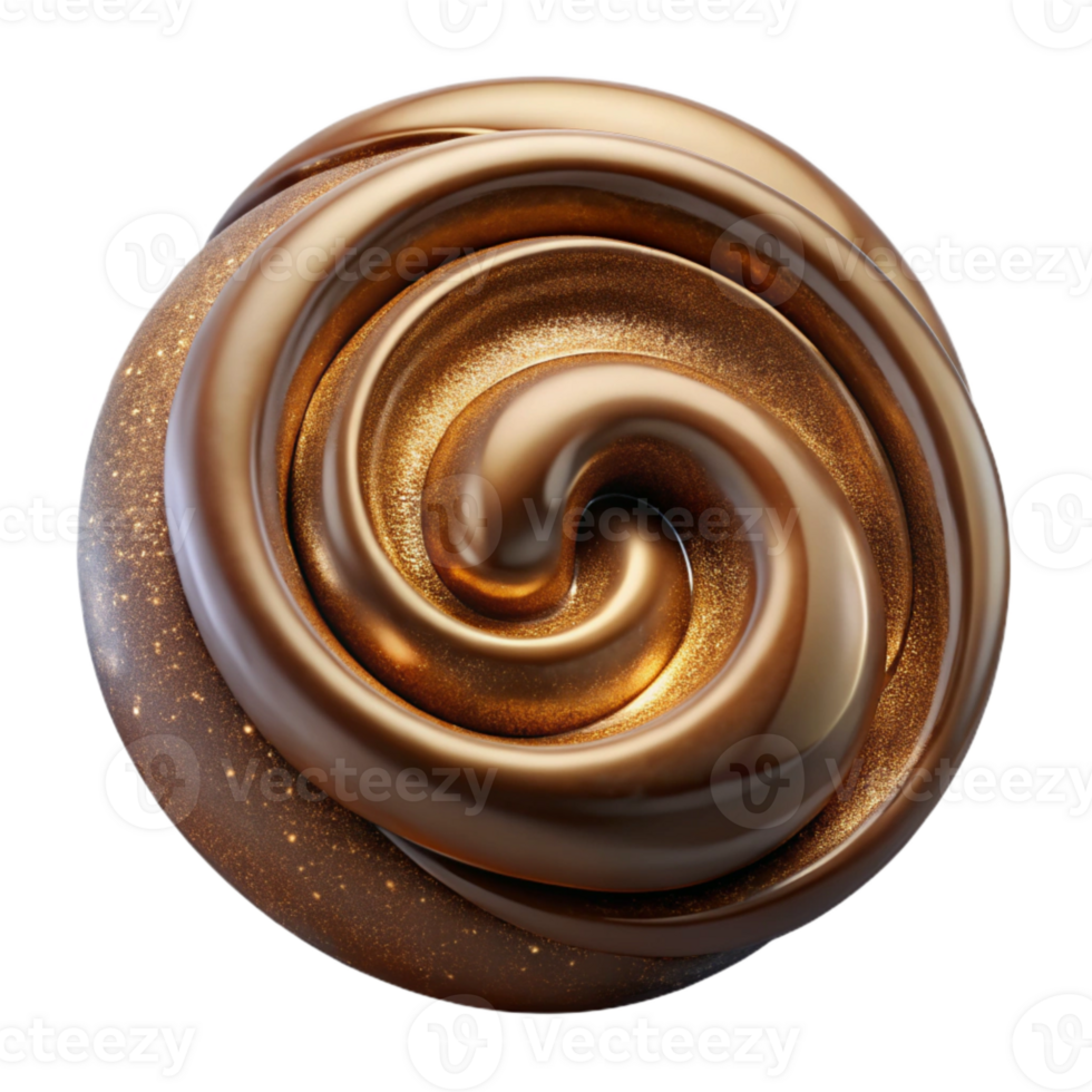 stunning traditional Brown Acrylic Paint Swirl Isolated for Rustic Designs high quality png
