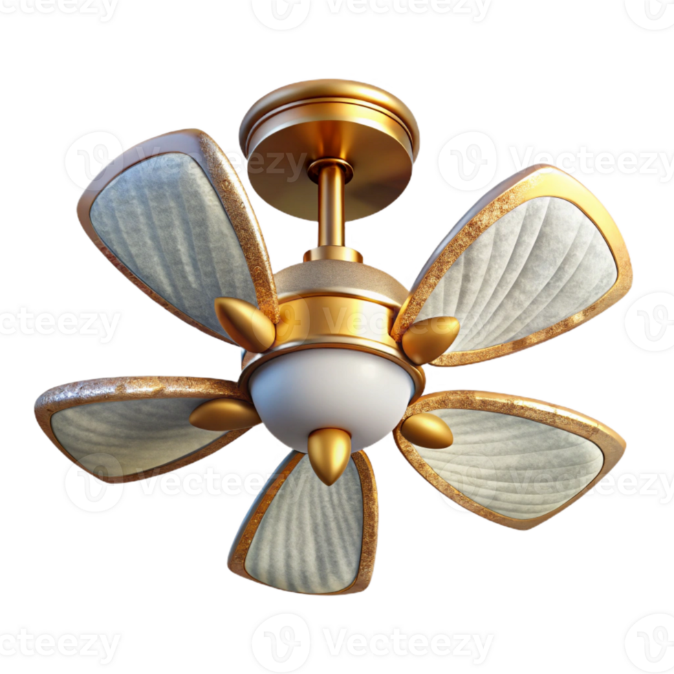 stunning contemporary Ceiling Fan Isolated for Air Circulation Design exclusive png