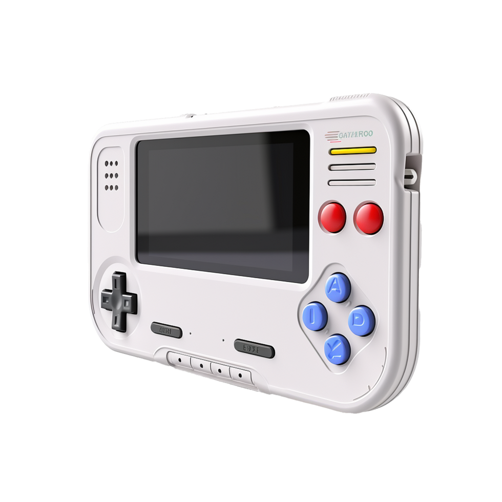 RetroStyle Handheld Game Console with Modern Features and Classic Design png