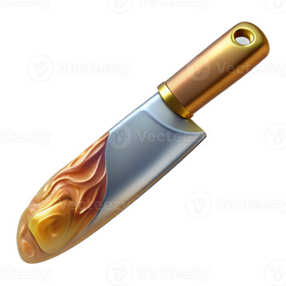 stunning rustic Chef Knife Steel Blade Culinary Tool Isolated for Cooking Blogs high quality png