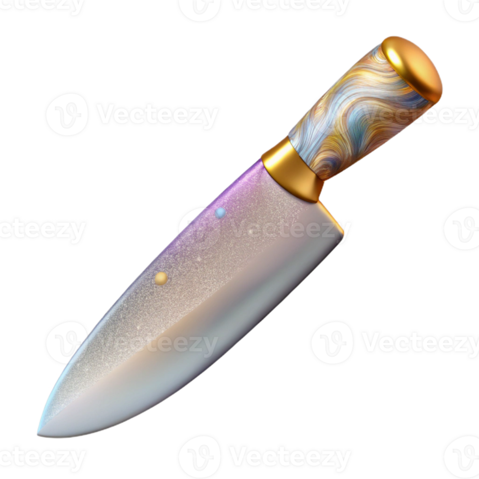 wonderful artistic Chef Knife Steel Blade Culinary Tool Isolated for Cooking Blogs high resolution png