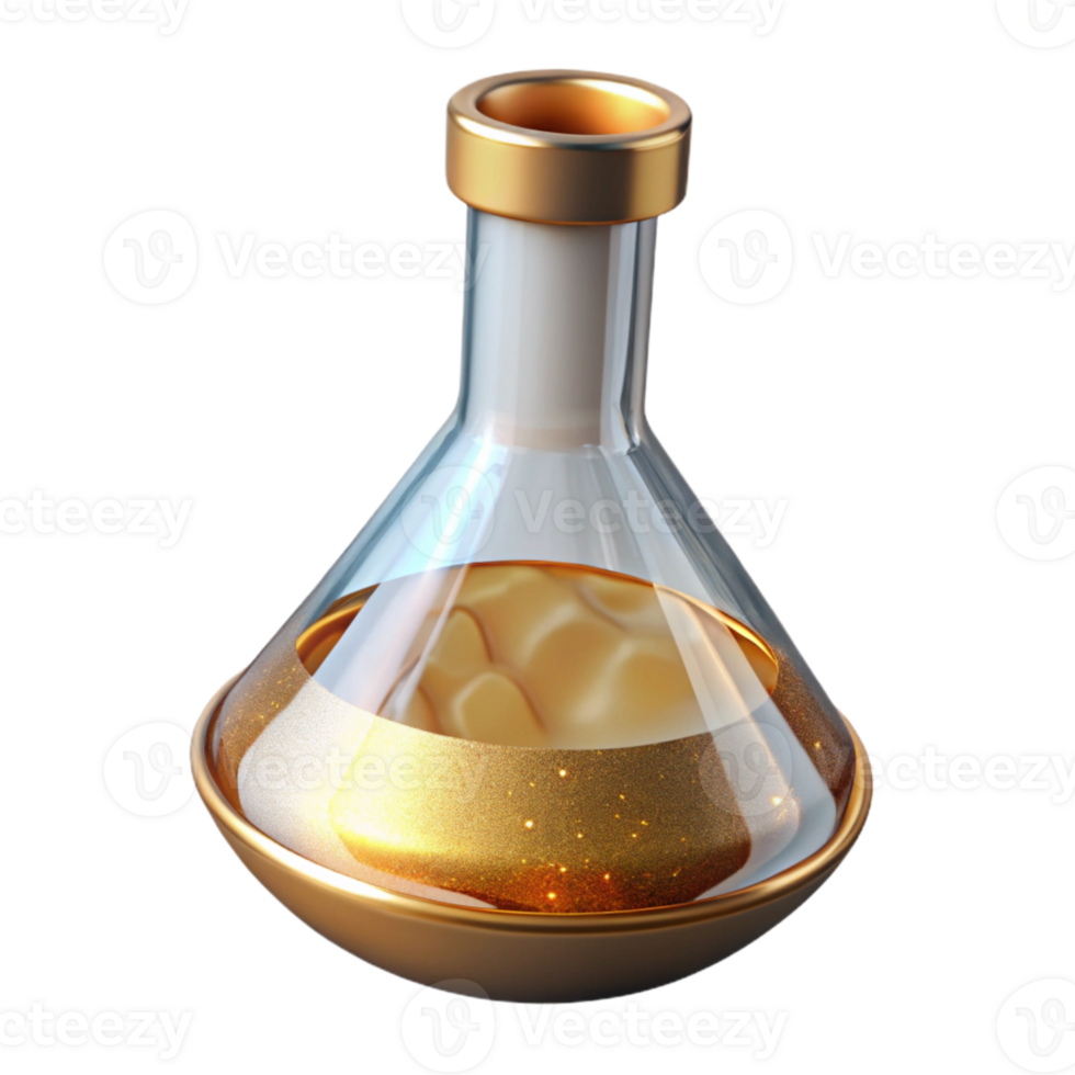 vibrant modern Chemical Flask Lab Equipment Transparent for Science Experiments high quality png